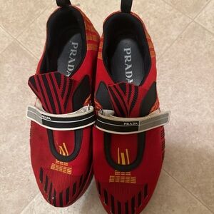 Prada men's Velcro sneakers